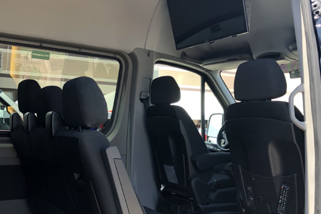 Sprinter van rental interior